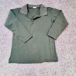La Coqueta Kids Green Long Sleeve Shirt size 5